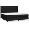 VidaXL Sommier à Lattes de Lit avec Matelas, Lit Rembourré avec Tête de Lit, Lit Double, Lit Adulte de Chambre, Moderne, 3141643