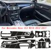 Для Mercedes Benz CLS W218 2012-17 глянцевый черный узор для салона своими руками отделочные наклейки