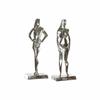 Decorative Figure DKD Home Decor 8424001856480 23 X 13 X 62 Cm Silver (2 Units)