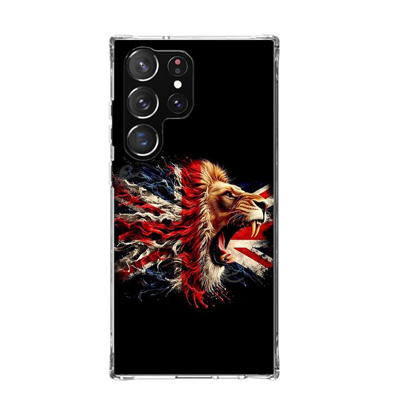 Union Jack England UK Flag Case Phone Cover for Samsung Galaxy S24 S25 Ultra S23 Plus S22 + S21 S20 FE S10 S25 Edge Trend Fundas