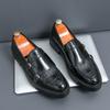 Модная мужская ретро обувь лоферы черные зеленые на платформе нескользящие удобные модные туфли американская деловая дорожная обувь мужские размеры 38-46