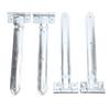 4PCS 16in Trailer Door Hinge Strap Metal Side Door Enclosed Trailer Offset Bent Hinge for Cargo Utility RV
