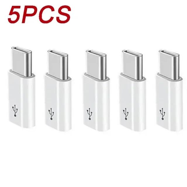 1/5/10 шт. Micro USB Female to Type C Male адаптер-конвертер для Android смартфона планшета USB-C зарядное устройство конвертер разъем