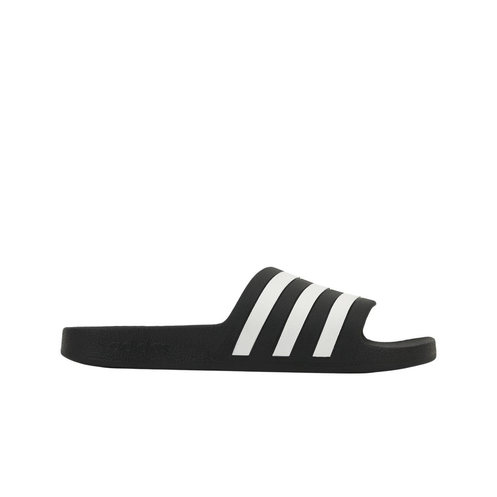 adidas Адидас Адилетт Аква Черные Унисекс Кроссовки Белые F35543