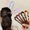Ацетатная вилка для волос геометрический дизайн палочки для волос элегантная шпилька для женщин девочек