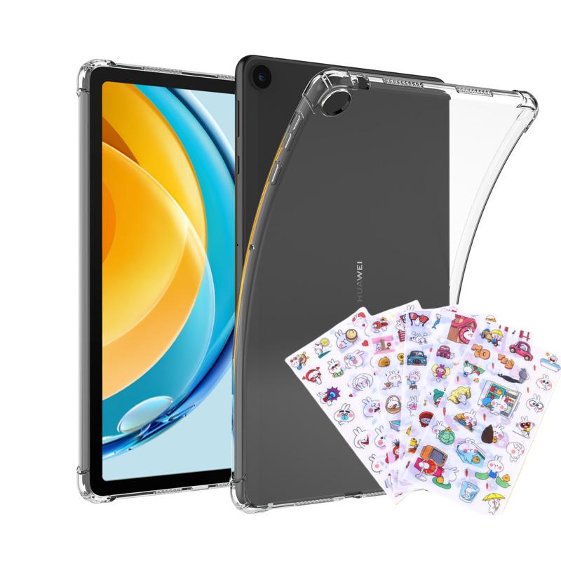 4 Air Bags Shockproof Cover For Huawei MatePad SE 2022 Case AGS5-L09/W09 10.4" Ags3K-W20/AL20 10.1" Transparent TPU Back Cover