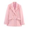 2025 Весенний женский костюм в европейском и американском стиле, модный пиджак с повседневными длинными брюками