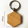 3 шт./компл. деревянный брелок для ключей из бука, подвеска-брелок