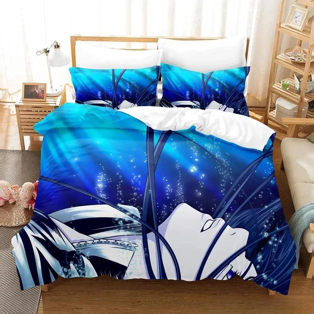 Soft Lightweight Single Twin Full Queen King New D Gray man Size Bed Adult Kid Bedroom Sets Anime parure de lit Quilt
