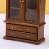 1:12 Creative 3 Layers Decorate Exquisite Detail Cupboard Dining Cabinet Model Dollhouse Furniture Micro Landscape