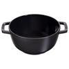 Staub Set Black Fondue Pot Lit Enamel Pot Japanese Special "Fondue 16cm" [Авторизованный продукт] 40511-970