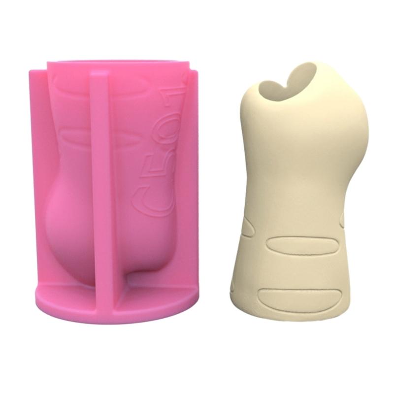 Geometric Cute Claw Art Gypsum Silicone Mold Vase Storage Box Mold for Making Succulent Flower Pen Holder