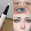 Сценический макияж Двумерная белая подводка для глаз Цветные ресницы для манги Стойкая, не размазывающаяся Драматический макияж Aegyo Sal
