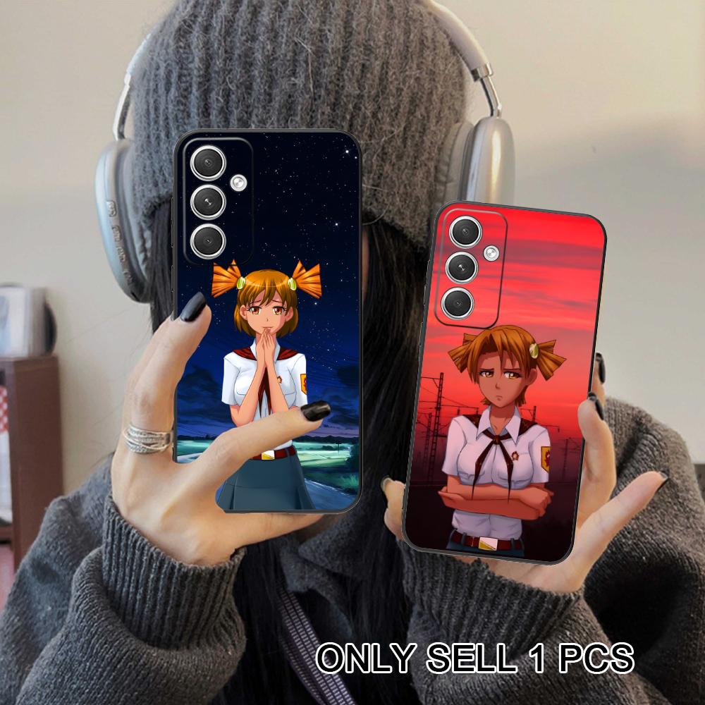 Вечное Лето Алиса Матовый Чехол для Мобильного Телефона для Samsung Galaxy S26 S25 S24 S23 S22 S21 S20 Note20 Plus FE Ultra Чехол