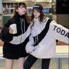Winter Plus Fleece Stand Collar Polar Fleece Jacket Student Campus Wind Casual Korean Coat Thick Lamb Fleece Jacket