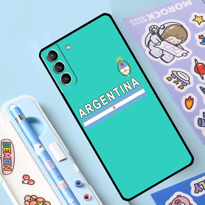Чехол с аргентинским флагом для Samsung Galaxy S23 S21 FE S20 FE S22 Plus Note 20 Ultra Note 10 S8 S9 S10 Plus