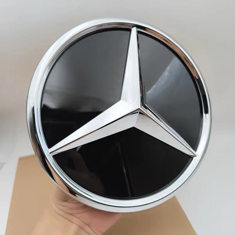 GCTO3 18.5cm Grille badge Front Convex Star Emblem For Mercedes benz  A Class A W176 2013-2018 A W177 2019-2023