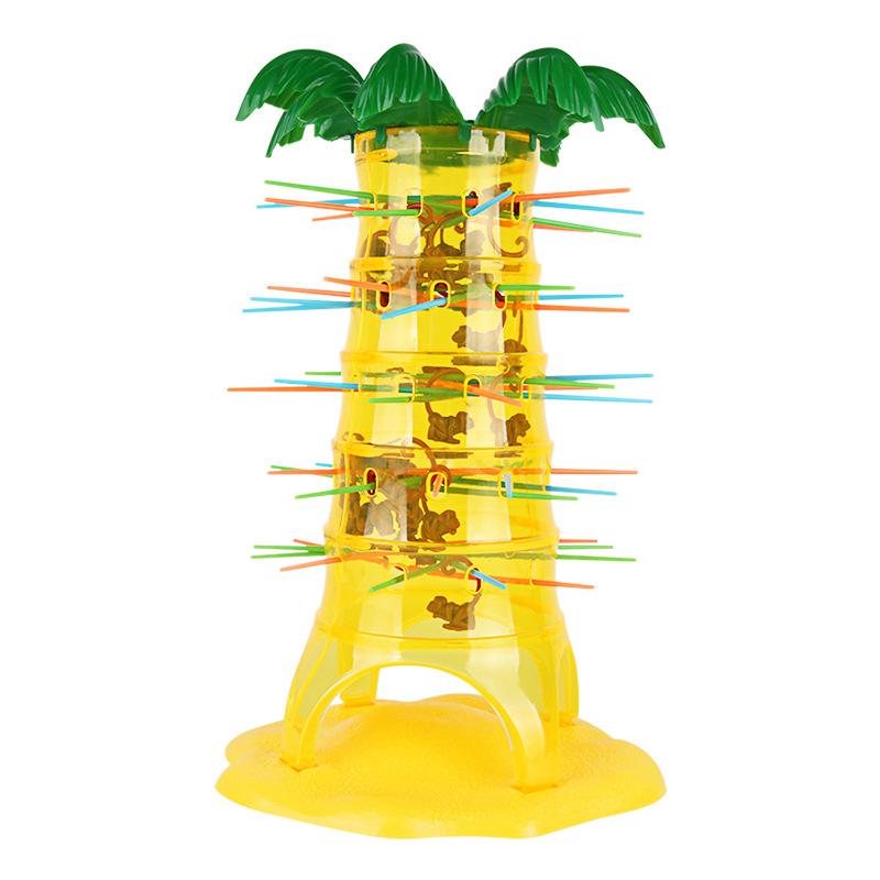 Table Game Toy for Family Party Multiplayer Tabletop Game Monkey Climbing Tree Toy Parent-Child Early Learning Educational