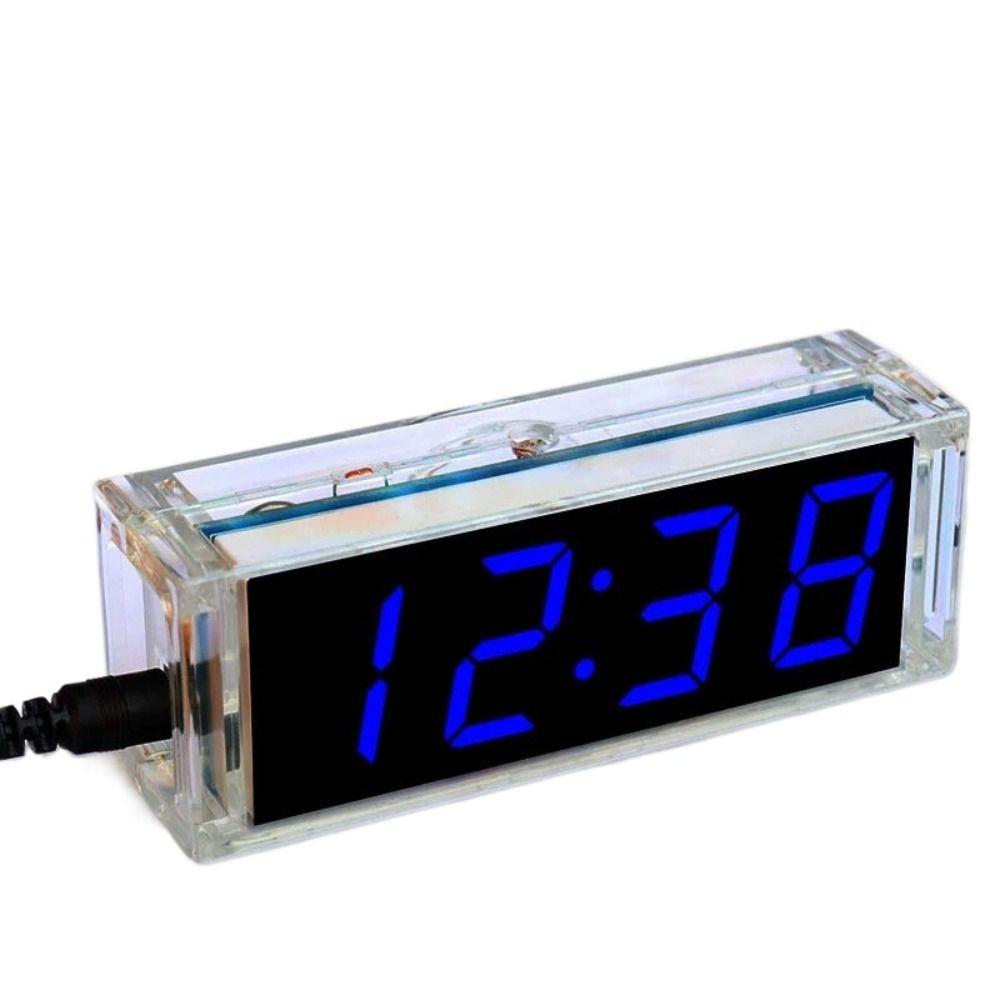 Набор для самостоятельного изготовления цифровых часов Solder Diy DIY, обучающий практический электронный набор, детали электронного модуля