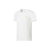 Li Ning Running Series Solid Color Logo Round Neck Short Sleeve T-Shirt Women Tops White ATSS386-1