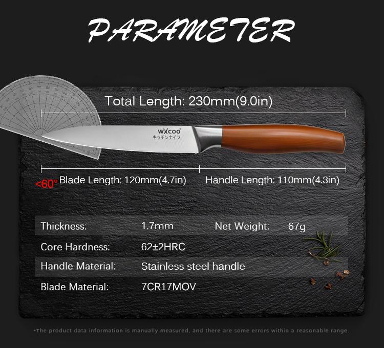 Японский нож шеф-повара Нержавеющая сталь Мясной тесак Нож для нарезки рыбы и овощей Кухонный нож Кухонные инструменты