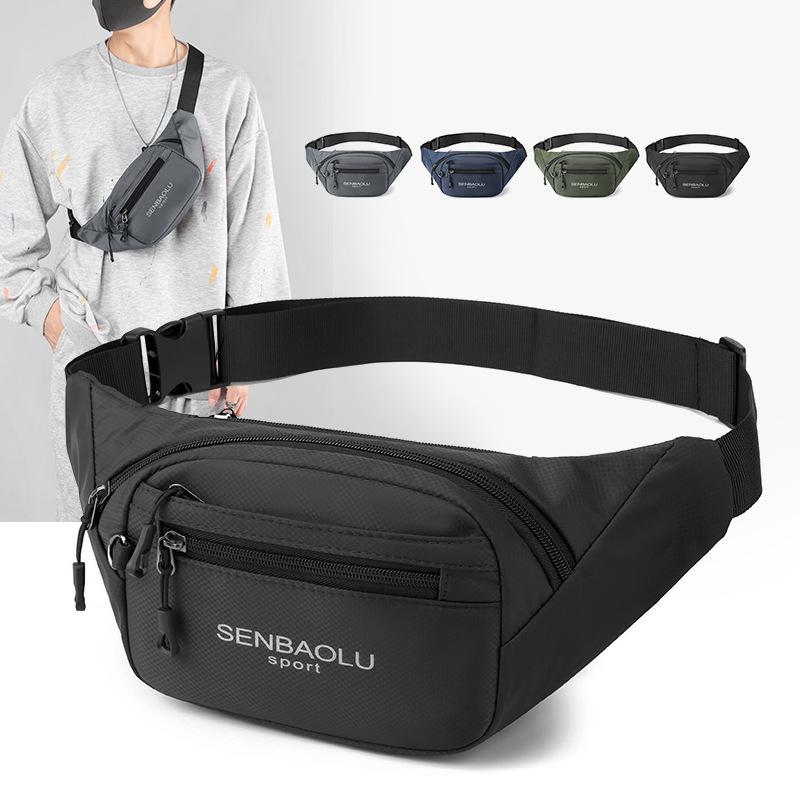 Men's Crossbody Bag Large Capacity Waist Bag Multifunctional Chest Bag