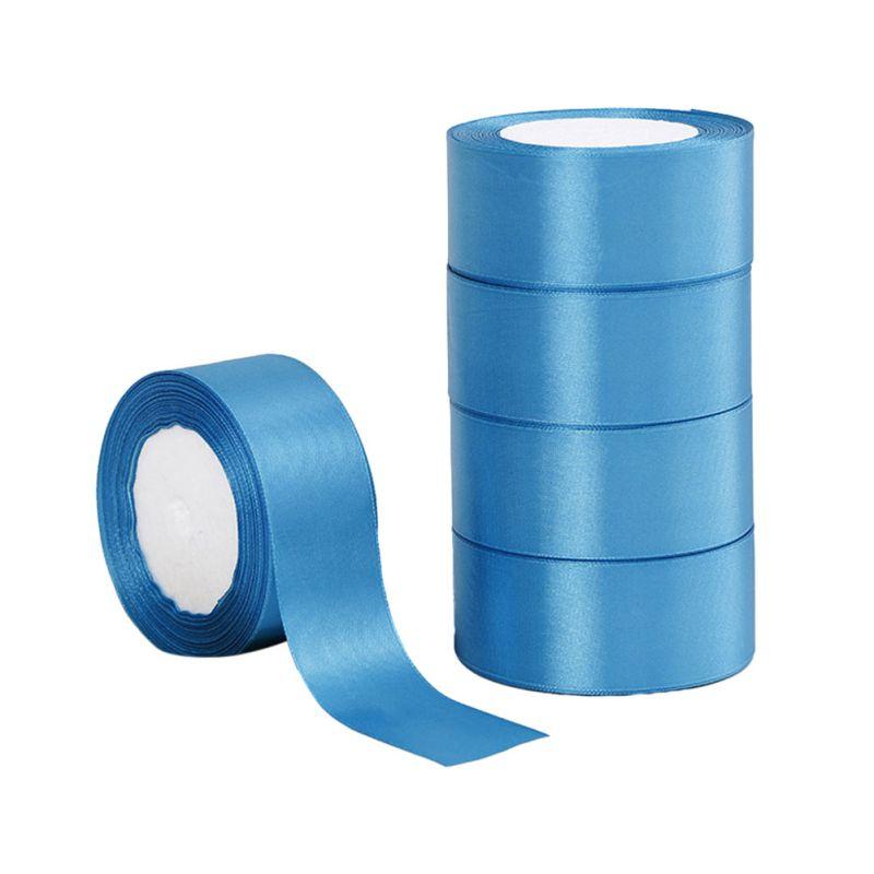 22 метра/рулон 4 см атласная лента для поделок бант подарочная упаковка банты изготовление цветочных букетов своими руками венки вечеринка свадебный декор