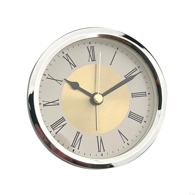 62KD Simple Installation Quartzs Alarm Clock Insert 3.5Inch Roman Numerals Insert