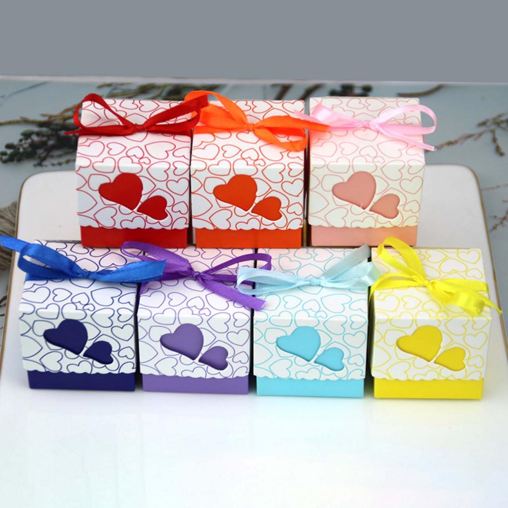 50 шт. Квадратная коробка для конфет Многоцелевой органайзер Держатель Аксессуар Портативный для помещений, улицы, путешествий, кемпинга