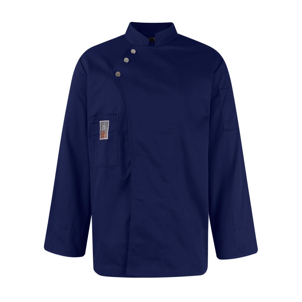 Униформа шеф-повара с длинными рукавами Мужская одежда Униформа для работы в сфере общественного питания Верхняя часть для кухни для мужчин