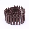 Miniature Zakka Wooden Fence – Garden Dollhouse & Succulent Decor, 5x90cm