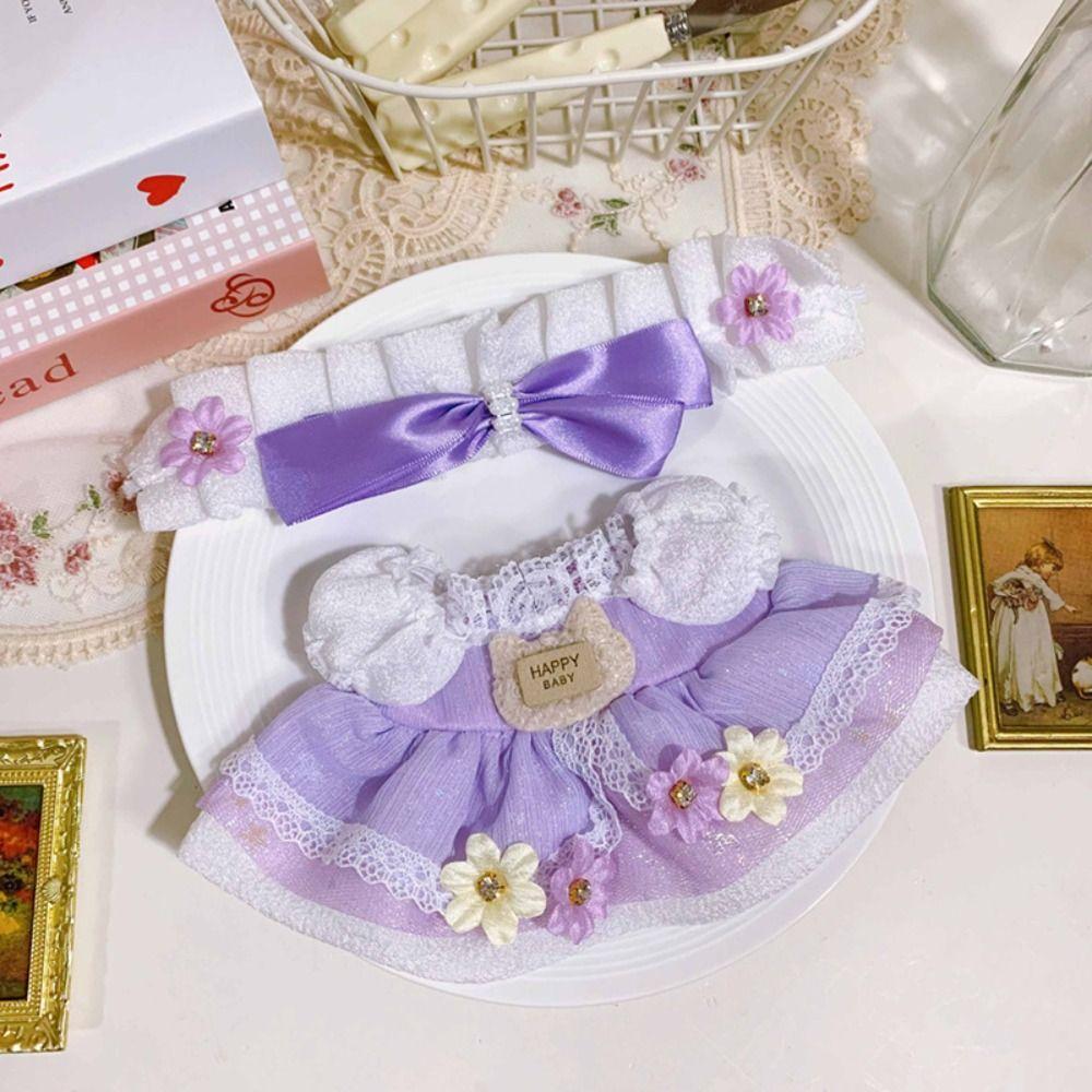 1 комплект кружевной 20 см хлопковой кукольной одежды, игрушечные аксессуары, хлопковая кукольная одежда Лолиты, платье, детский подарок