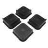 4PCS Bed Risers ABS L Shape Anti Slip Chair Leg Extra Lifts Furniture Riser Stand Blocks for Desk