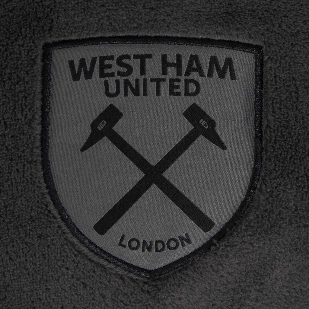 West Ham United FC Mens Crest Fleece Dressing Gown