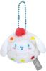 Плюшевый брелок для ключей фигурист на роликах с шариковой цепочкой Sanrio Персонаж Киннаморолл Еда ZNKH1K-A