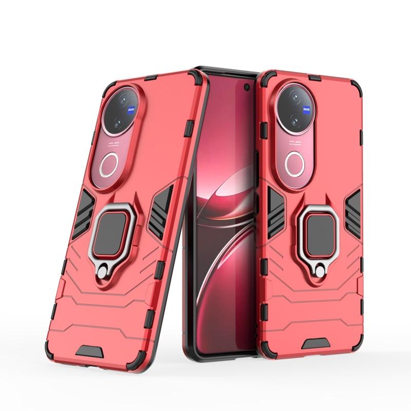 Для Vivo V50 Чехол Vivo V50 Capas Phone Bumper Back Armor PC Ударопрочный держатель с полным кольцом Магнитный для Fundas Vivo V50 V 50