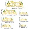 1Pcs 19-60CM Merry Christmas Letter Christmas Tree Decorations Pendant for Home Decor DIY Crafts New Year 2025 Party Supplies