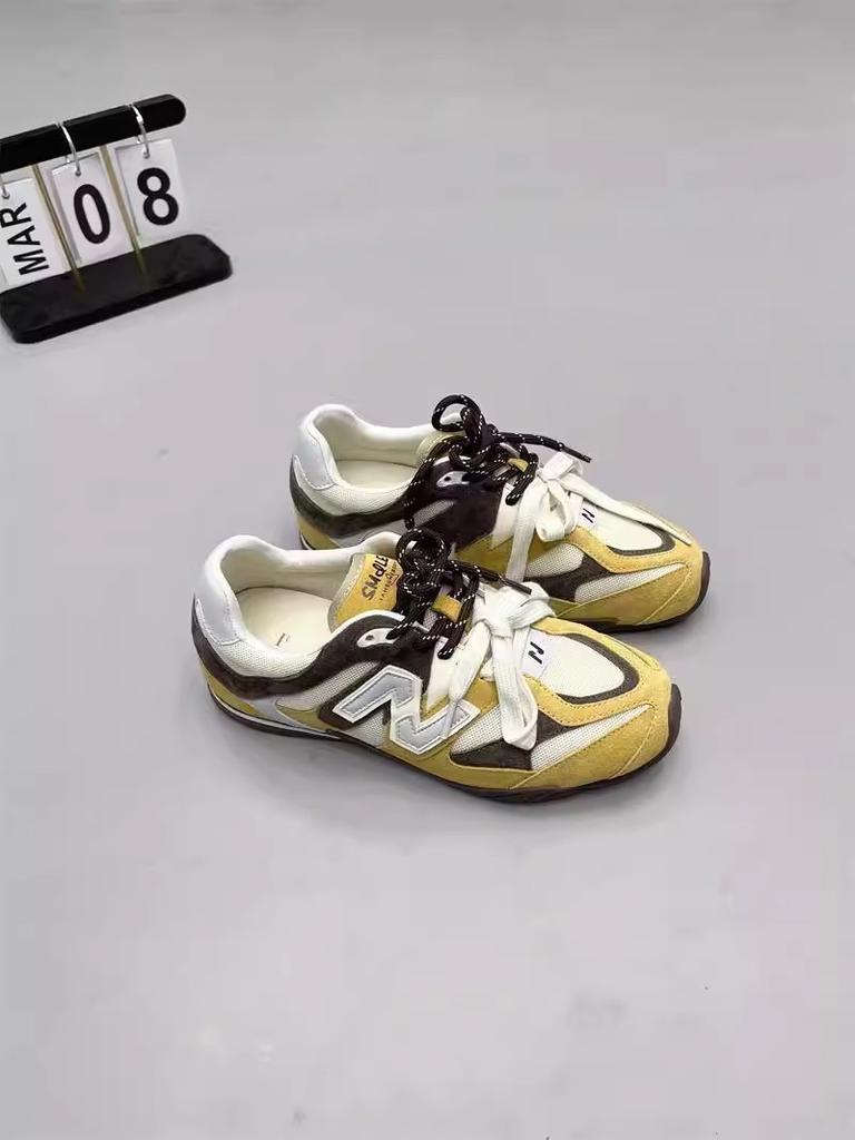 Кроссовки женские в стиле ретро с двойной шнуровкой, модные универсальные, с надписью «Forrest Gump», 2025 г., маленькие спортивные туфли