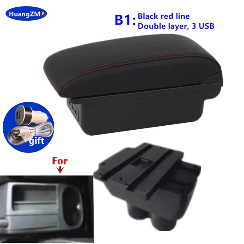 For VW Touran Caddy Armrest Box For Volkswagen VW Touran Caddy Central Storage box Interior Dedicated Retrofit Car Accessories