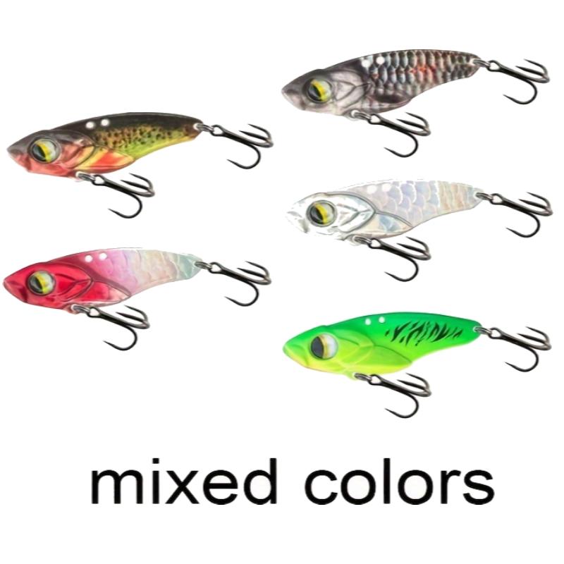 VIB Metal Jig Lure 7g 10g 14g 17g 20g Spinner Spoon Спиннинговая рыболовная снасть Popper Fishhook Swimbait Pesca Spinnerbait Bait