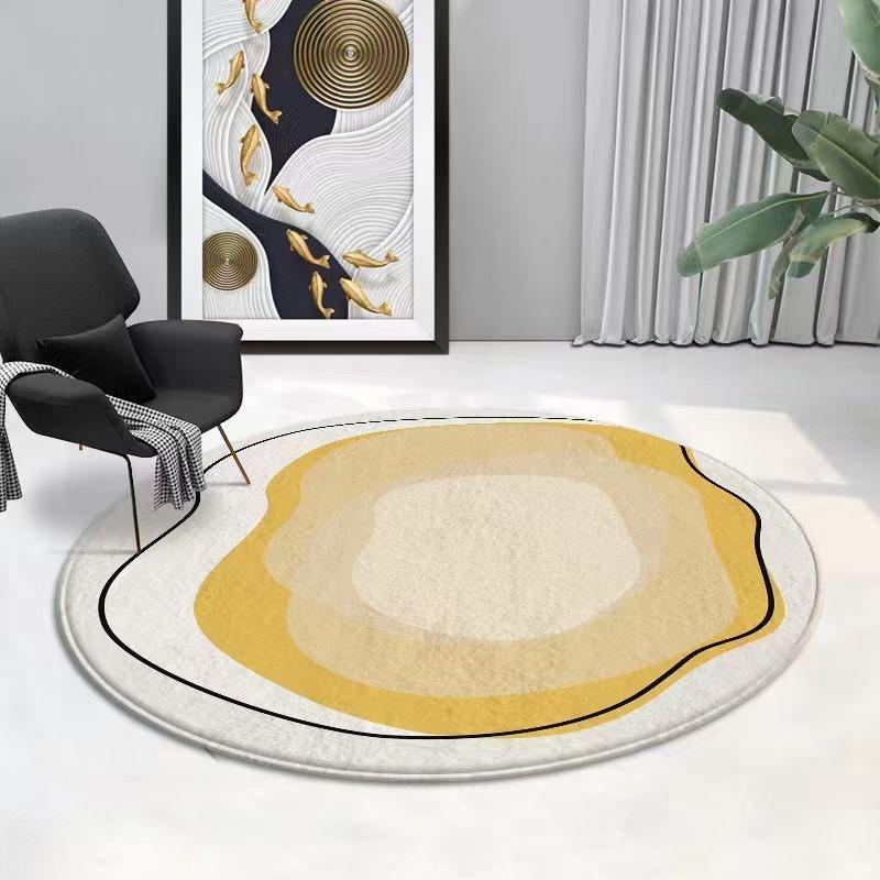 Circular Carpet Living Room Coffee Table Mat Bedroom Bedside Carpet Computer Swivel Chair Mat