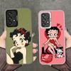 Мягкий чехол для телефона B-Bettys B-Boops Girl для Samsung A17 A16 A15 A14 A13 A57 A56 A55 A54 A53 A37 A36 A35 A34 A33 A26 A25 A24 A23 A5