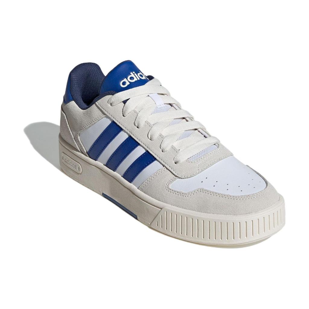 Adidas Neo D-Pad Classic Comfortable Durable Breathable Low-Top Skate Shoes Unisex Sneakers White Blue JH8811