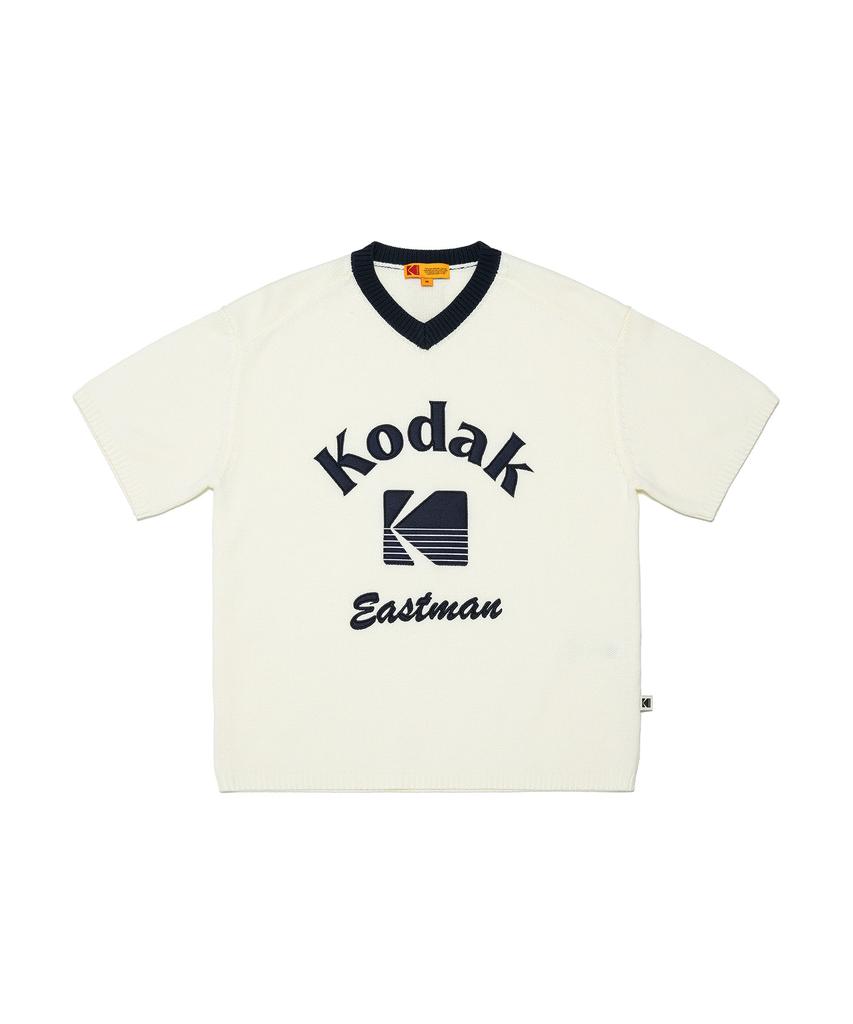 KODAK Recipe Short Sleeve Knit T-Shirt Ivory