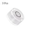 Kozelo 3-Pack Small Round Bubble Levels, 12mm Diameter, 6mm Thick, Mini Round RV Leveling Tool for Travel Trailer Turntable Camera, White