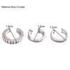 3Pcs  Exquisite Zircon Ear Clips Ear Cuff No Piercing Earrings