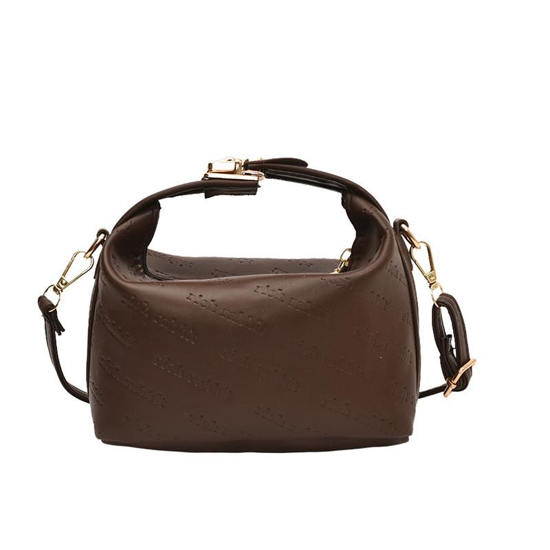 Pillow Shape Solid Color Singleshoulder Crossbody Bag Handbag Women Fashion