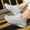 Новые мужские кроссовки для бега дышащие амортизирующие на мягкой подошве спортивная обувь молодежные кроссовки из ткани flyknit мужские осенние кроссовки сетчатые кроссовки