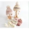 Children's Knitted Hat with Pom-Pom