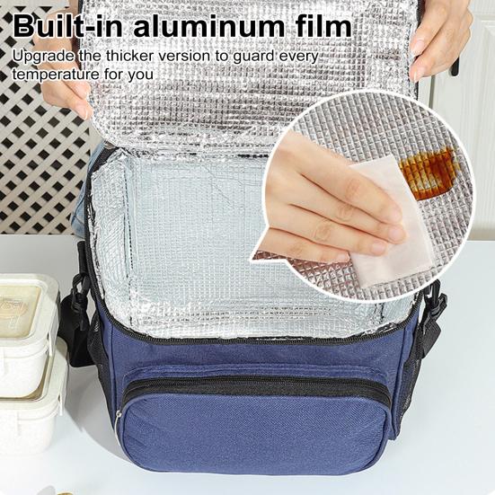 Large Insulated Lunch Bag Food Storage Tote Box for Restaurants Large Capacity Bento Box Picnics